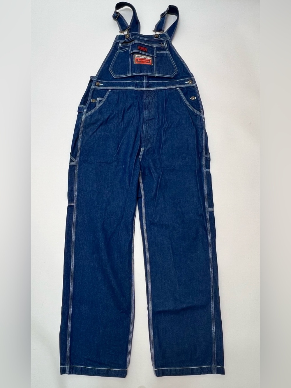 FiveBrother Denim Bib Overalls 36x32 NWT